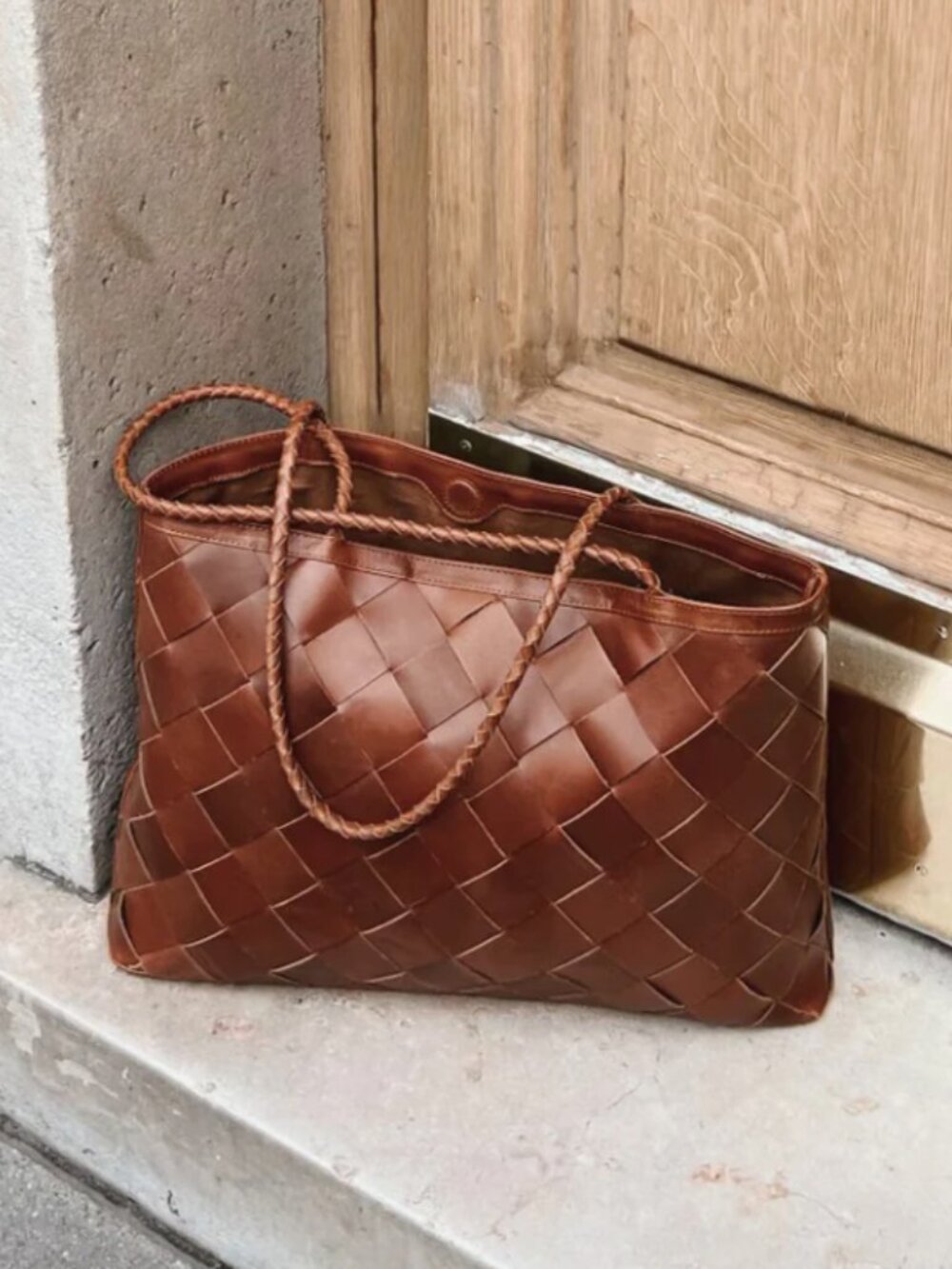 Gabrielle Bag - Grande Weave (Sienna) - Picture 2 of 3